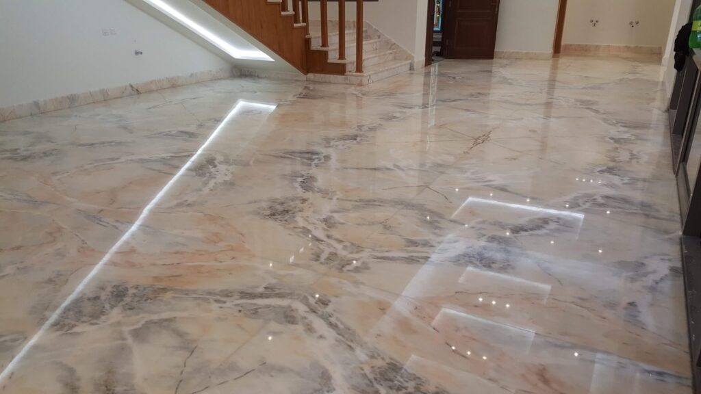 جلي وتلميع الرخام والبلاط بجدة